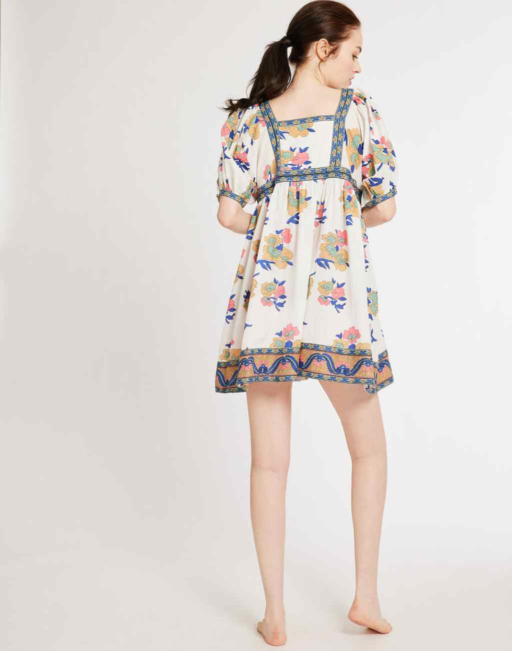 Liesl Mini Dress in Persian Rose - Visit Nifty Mille 